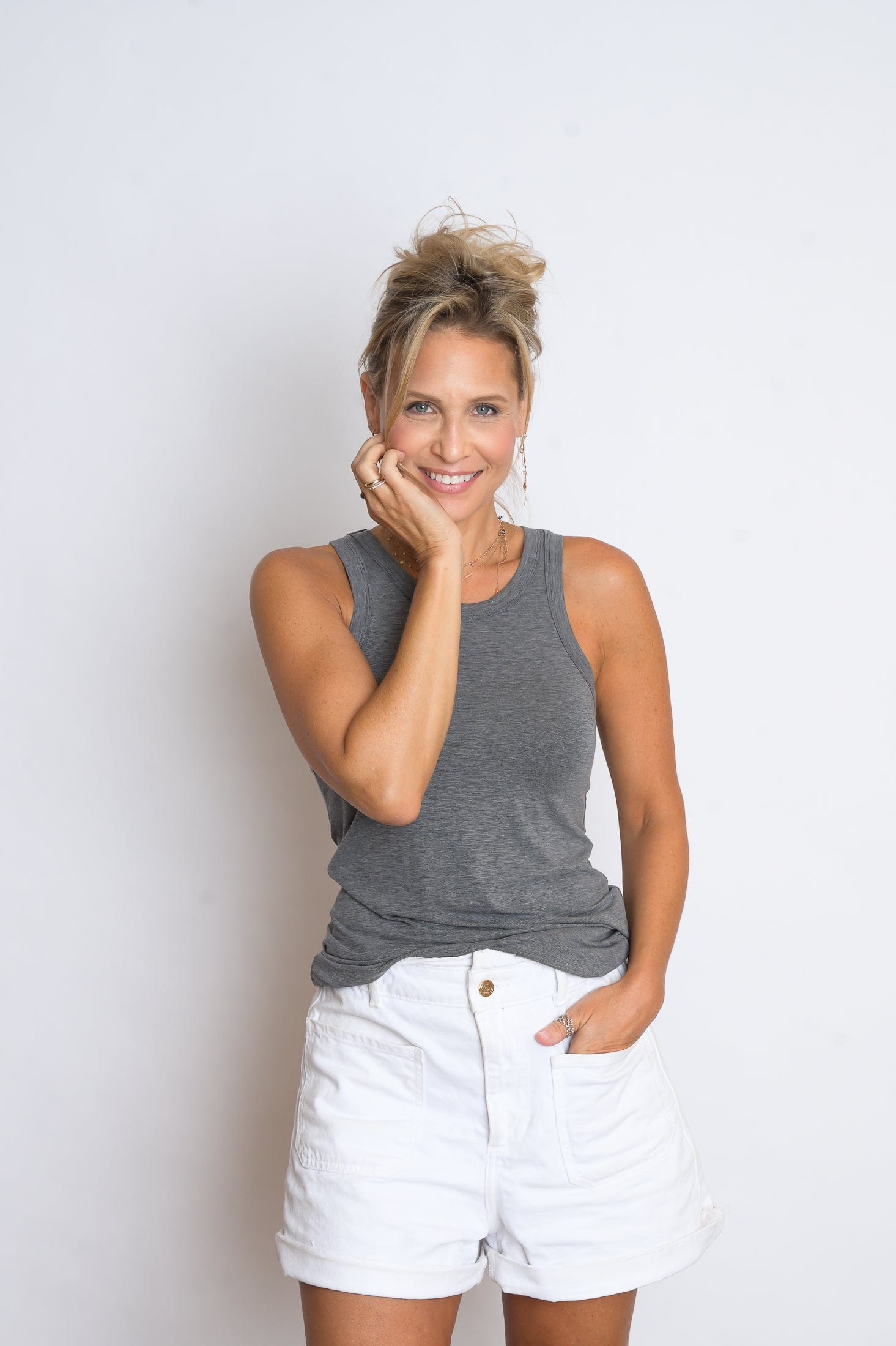 TOVI גופיית סבא אפורה image 2