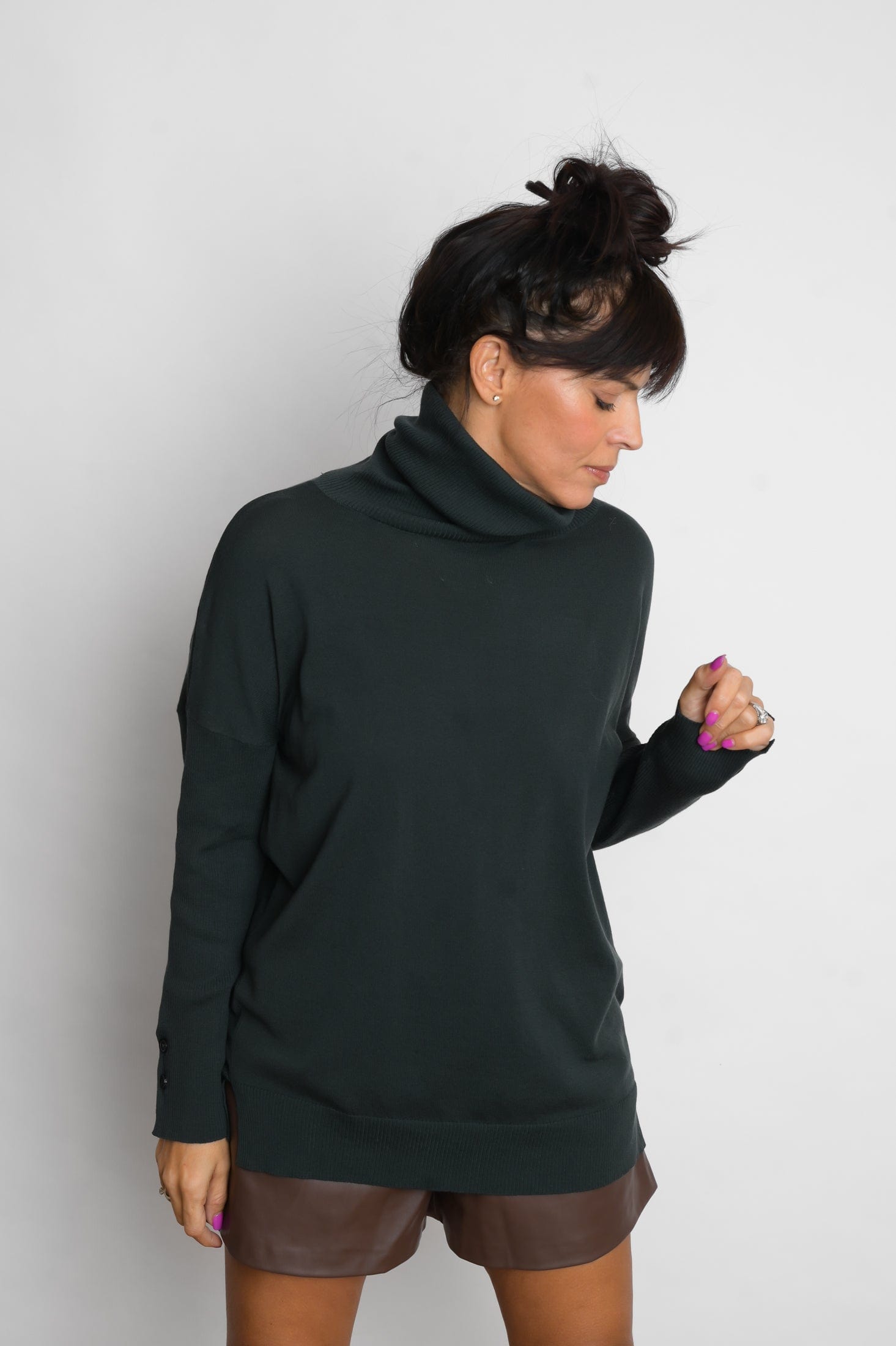 ALIMIA  סריג גולף ירוק image 8