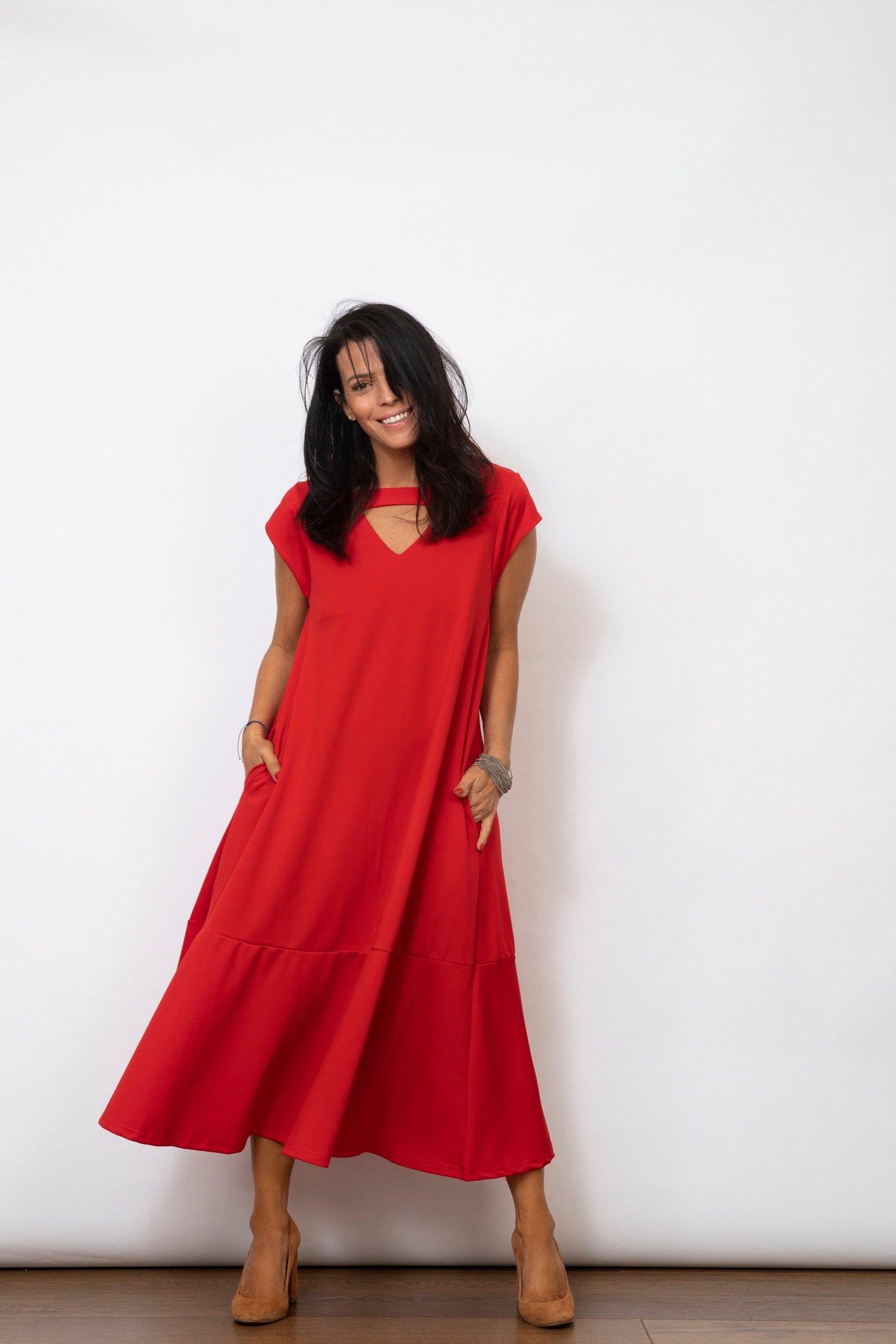 GALIA שמלה אדומה image 2