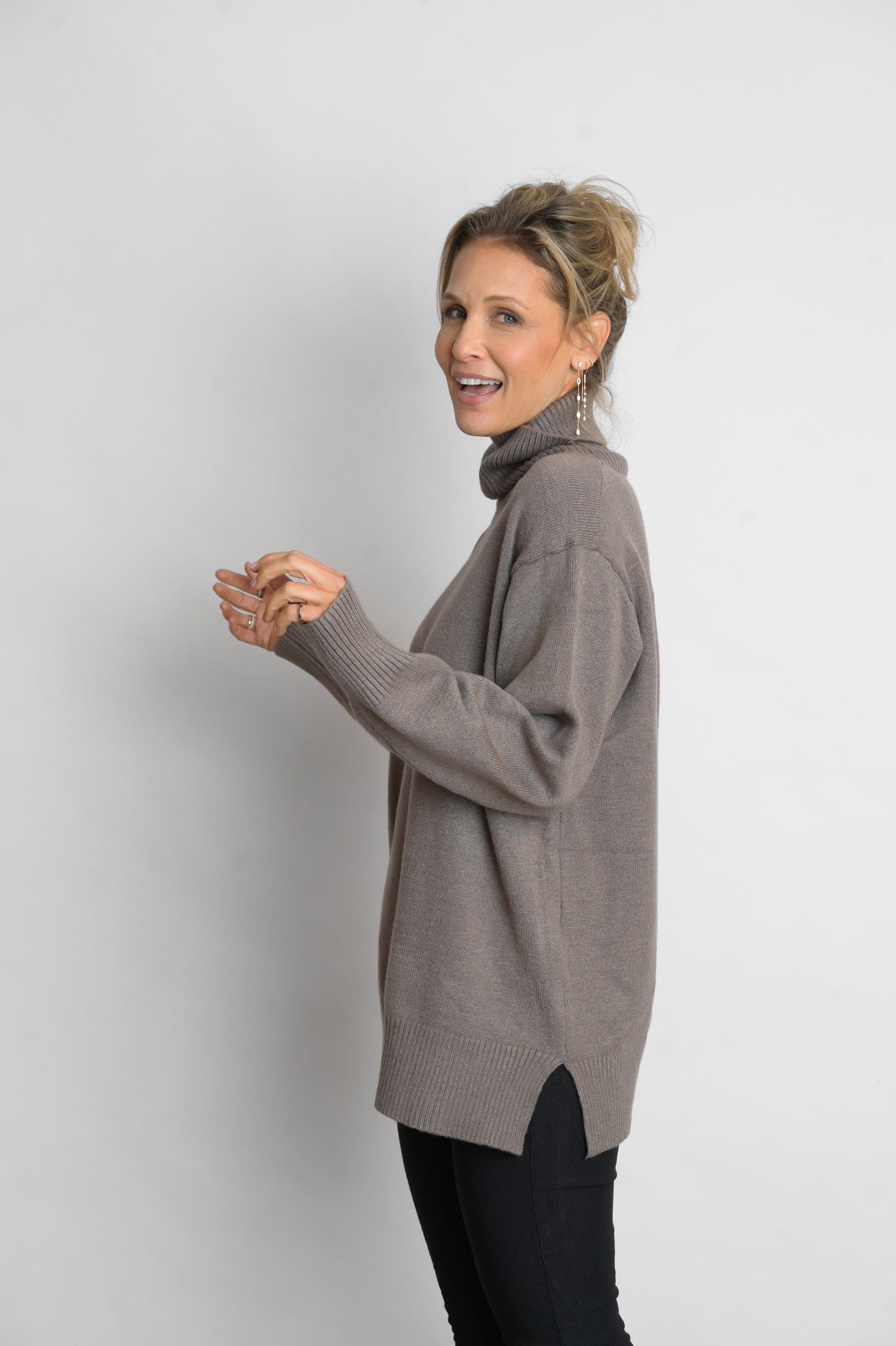 SYMI סריג גולף חאקי image 7