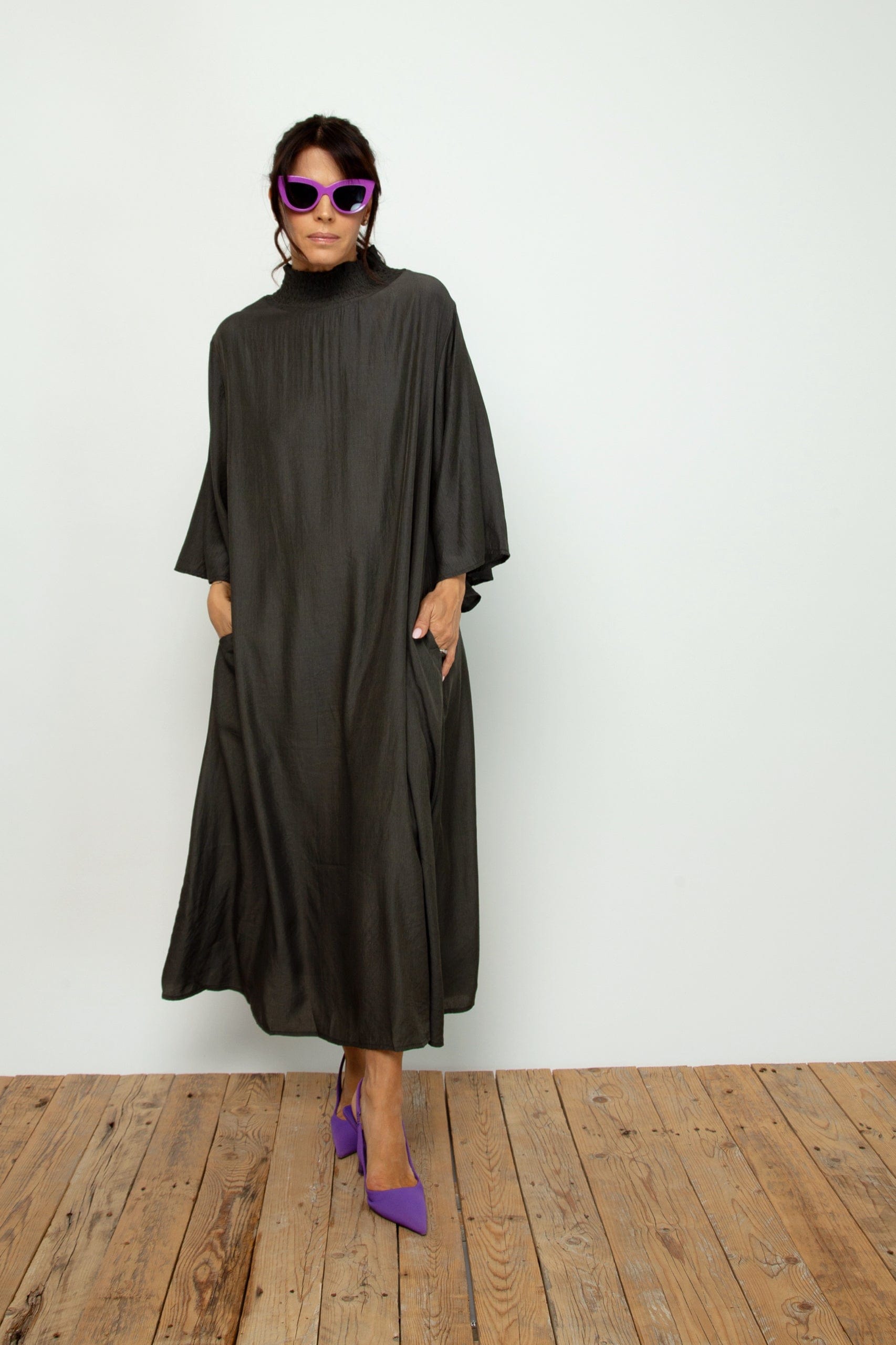 TLTAENA NEW    שמלה אוברסייז image 1